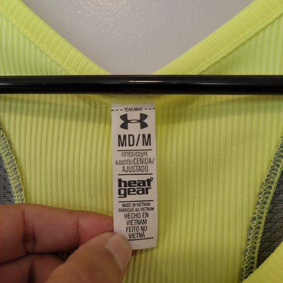 Neon UA Ribbed Tank - Picture 3 of 6